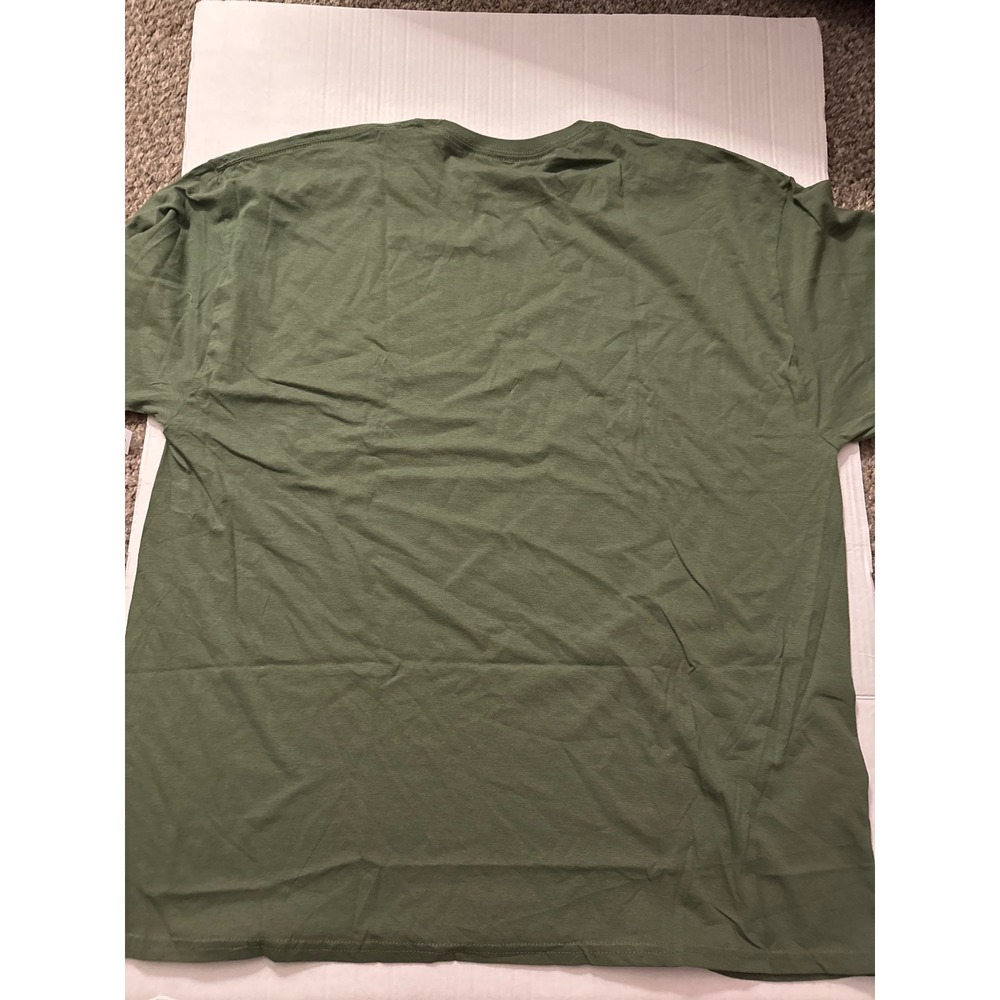 Peanuts Snoopy Maybe Tomorrow Graphic T-Shirt Mens 2XL Green Hybrid Apparel - Picture 5 of 5